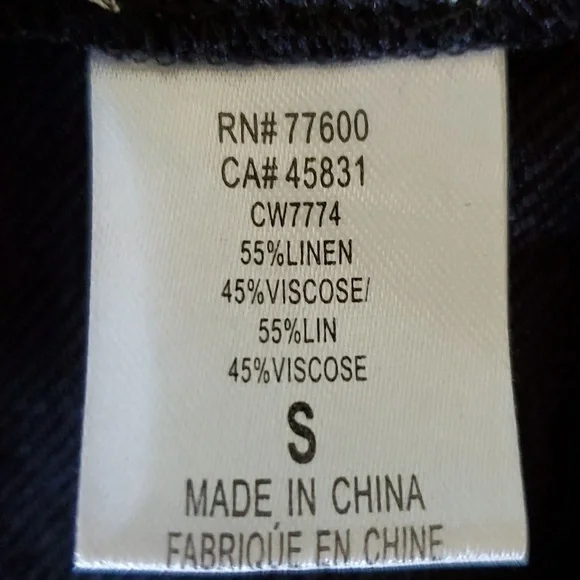 Linen Blend Button Down - Picture 7 of 8